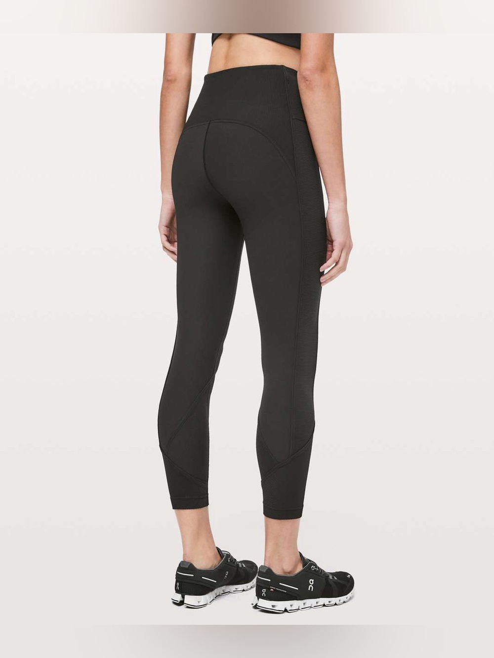 Lululemon Daily Lineup 7/8 Tight 25"
Black size 10 ribbed